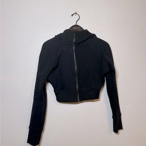 Lululemon cropped scuba jacket full zip - Black